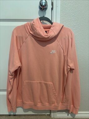 Nike Women's Peach Cowl Neck Pullover